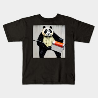 Panda Artist Kids T-Shirt